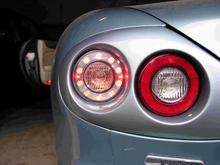 Taillight on