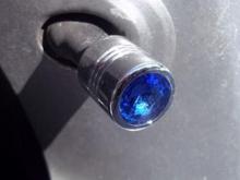 Blue Jewel Valve Stem Cap
