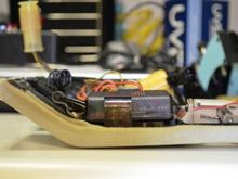 Receiver side view
