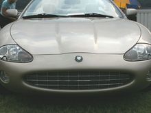 Egg crate grill front view