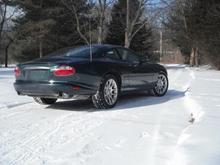 Rear view. It could use to be lowered a bit.