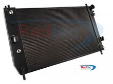 Radtec Jaguar XK8 XKR radiator, Engine side (driver's side)