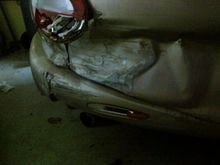 Initial damage...OUCH!