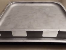 Rear tray, vent openings with flaps removed ( along with the dead spiders ! )
