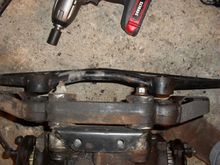 Here's the spaces/washers before dismantling.