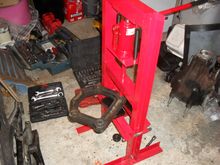 6 ton press from e-bay. Worked a treat.