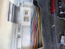 Cable tray that runs along door threshold