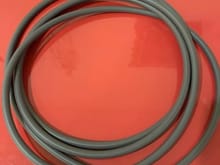 High temperature gray silicone tubing from Mcmaster-Carr Supply Company, 3/8 OD, 
