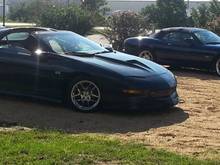 Both Cars together.. I was installing a new DVD player into the SS. Still a nice ride 21 years later.. Sounds incredible.