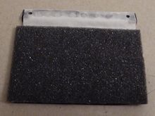 Vent flap inside side showing foam.