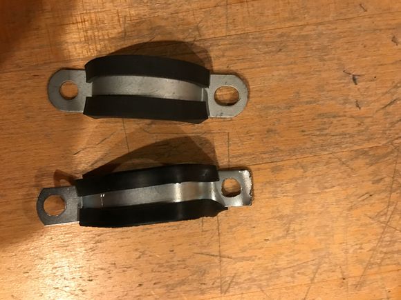 Top brake duct bracket OEM $45.50 Bottom bracket Home Depot $1.18