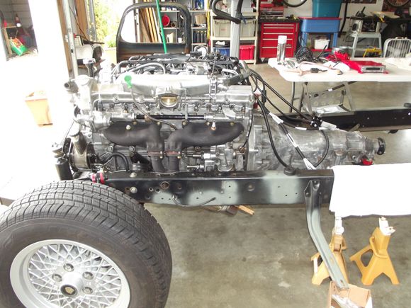 connecting up the engine