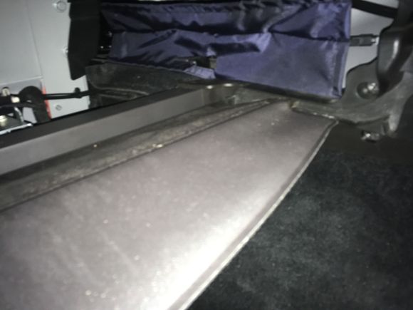 12. Now you need to put the windowshade cover back in place so you can partially close the top and access the mounting screws from the top.