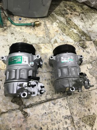 Replaced old compressor with Sanden 