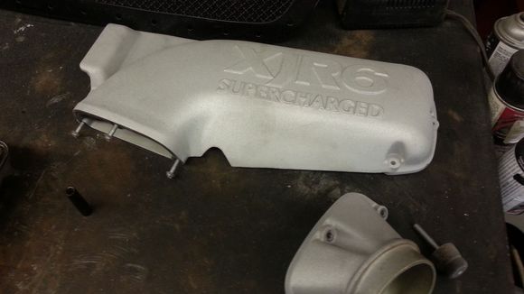 After Silica blasting and before powder coating coating