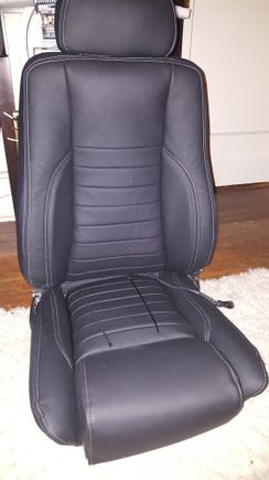 Still had a ways to go. Upholsterers must have some strong hands, good tools, or both, lol..
