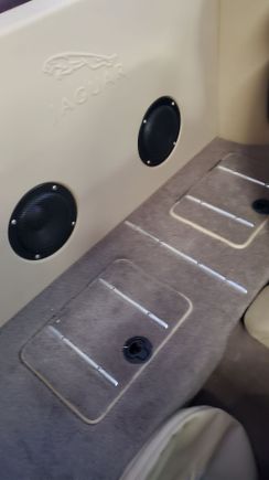 Final results.  Aluminum ribs to protect the carpet.