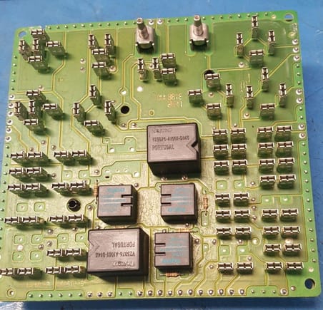 Top view of top pcb