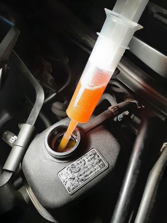 I thought I had better test my fix , so I removed fluid 50ml at a time to see if warning light would come on when fluid dropped in the tank.