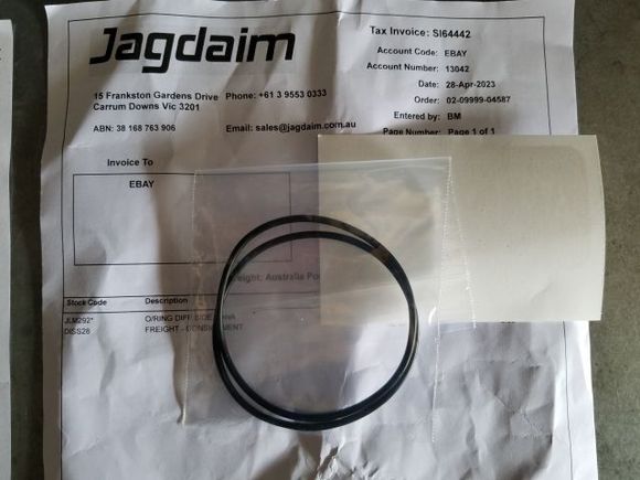 OEM O-Rings - Part Number JLM292