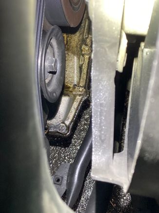 Better view of the leak. 