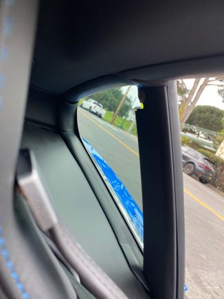 Left side missing. Bolt exposed. 