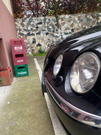 Side gap view after grille istalled