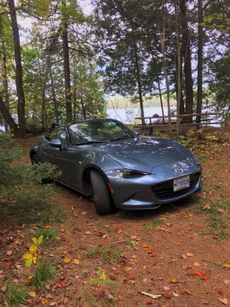 Mattie: The Miata. At home