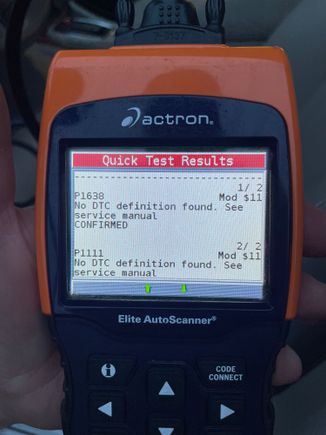 Scan from Advance Auto Parts