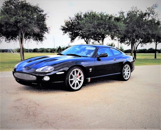 2005 Jaguar XKR Coupe - Ebony Black/Ivory 
            20" BBS "Montreal" Wheels