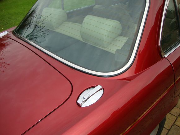 After rear screen removal and rust treatment.