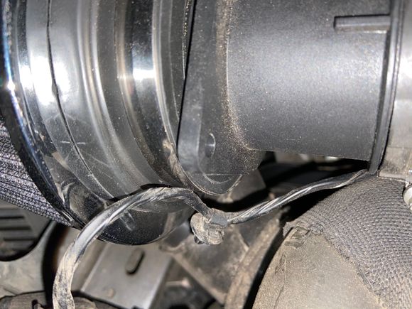 I plan to use the eyelets where the MAF tubes connected to the factory air box to rig up support.