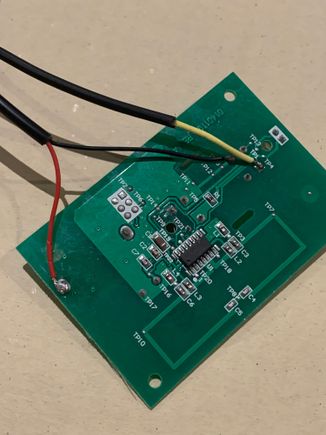 Sensor solder on remote pcb