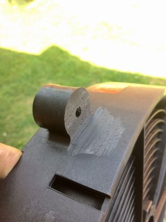 Cut them in half vertically. Need room in front of them for a seal.