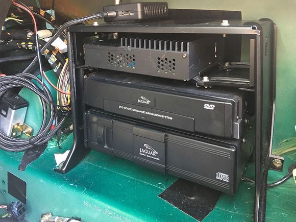 HDMI cable attached to NavTool (top of ICE components' case)