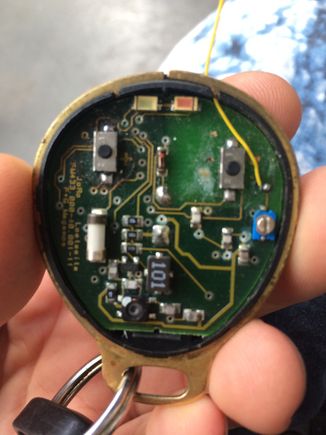 And here is where I soldered it to.