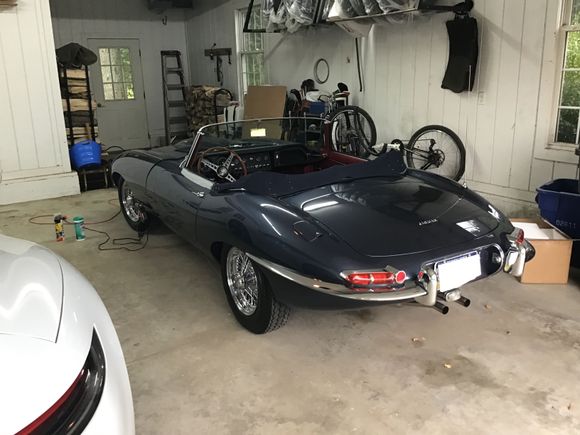 Exterior shot September 7 inside my garageSet