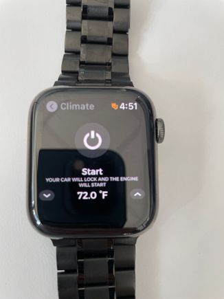 Remote start from my Apple Watch 