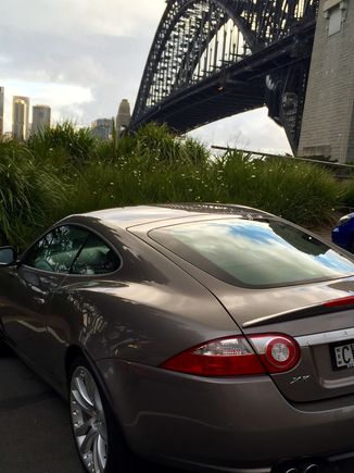 My XKR in its natural habitat