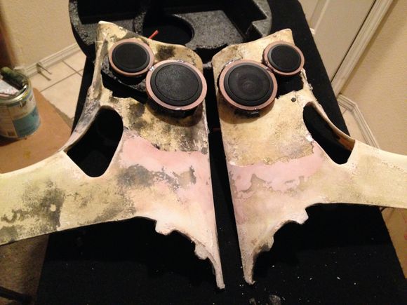 Decided to pitch the tweeter higher but keep both speakers pointed straight