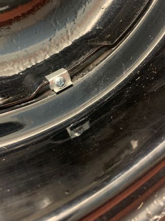 Inside of wheel