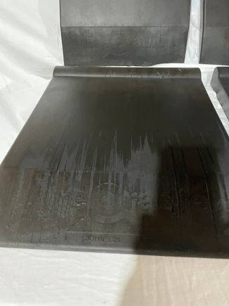 Some small scratches from driving on when real wet tires 