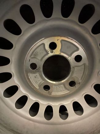 Rear of wheel zoom in on bottom