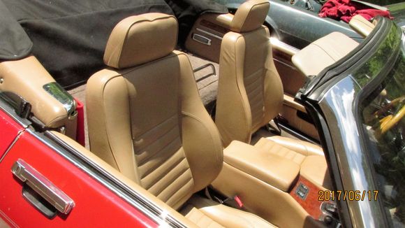 Good leather, no tears or damages.