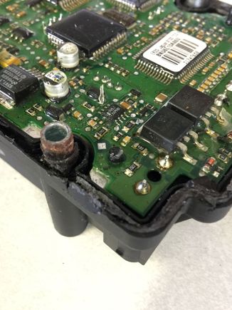 Bad solder joints in the regular place!