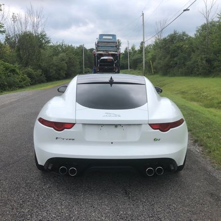 Getting ready for her road trip.