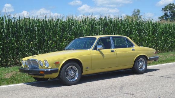 1979 XJ6 series 3.  Factory Cotswold yellow