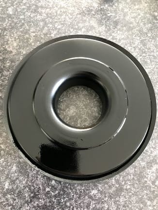 Re-Sprayed Air Filter Canister Lid in Satin Black