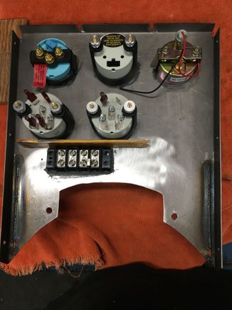 "Waterfall Panel"  Engine Vacuum, Wide Band AF gage, and Fuel Pressure across the top.  Engine and transmission temperature across the bottom