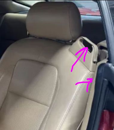 ( NOTE: I pulled this rando pic off Google and even it has the seatbelt out )